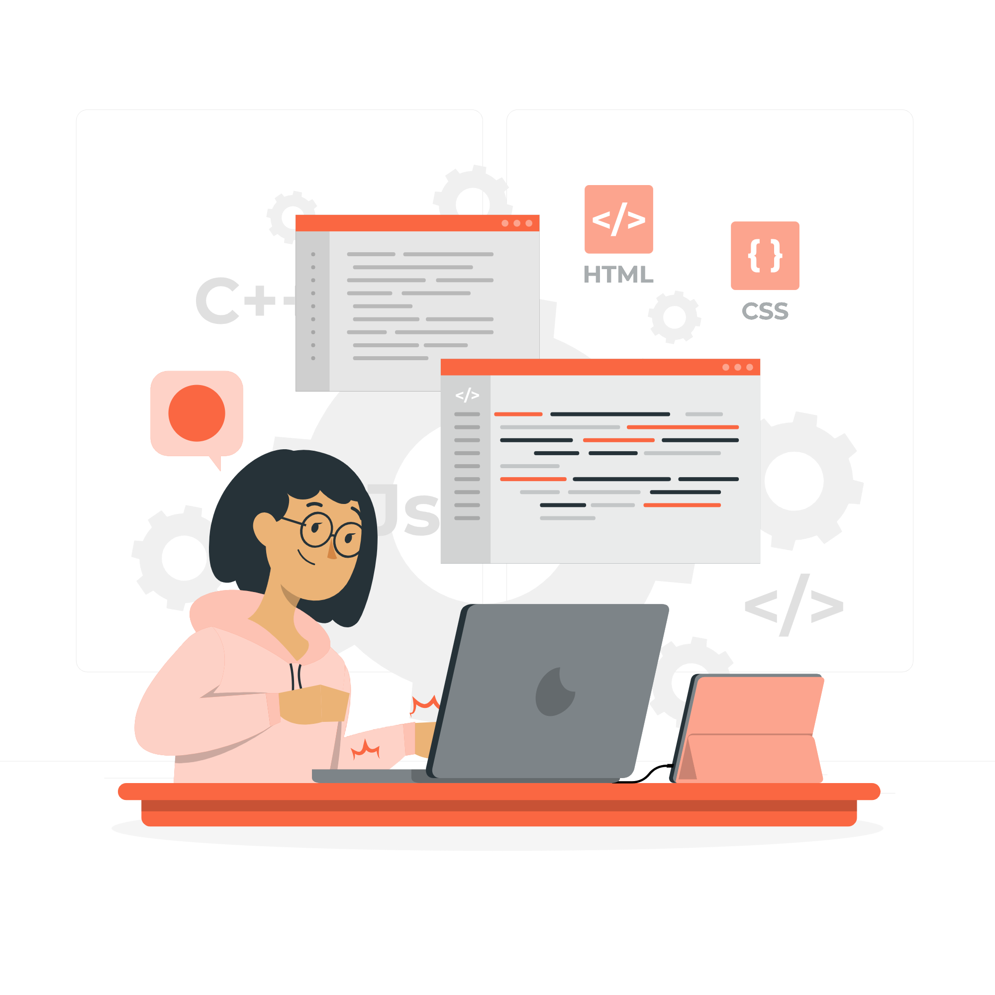 Website Development Illustration